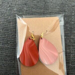 Patterned Teardrop Earrings - NWT (1/$10 or 2/$15)